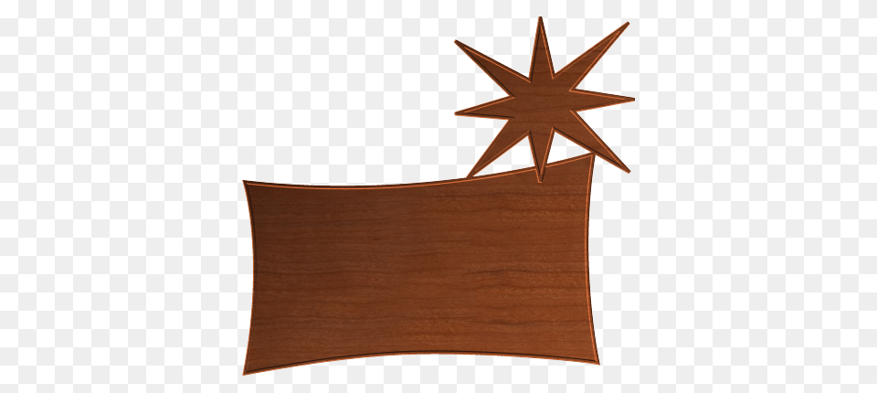 Sign Blank, Star Symbol, Symbol, Wood, Plywood Png