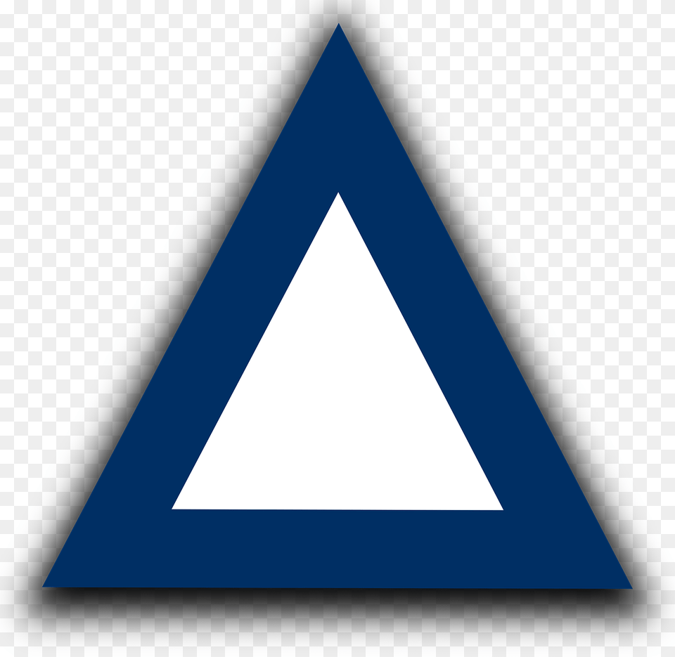 Sign Blue Symbol Cartoon Triangle Traffic Air Triangle Png Image