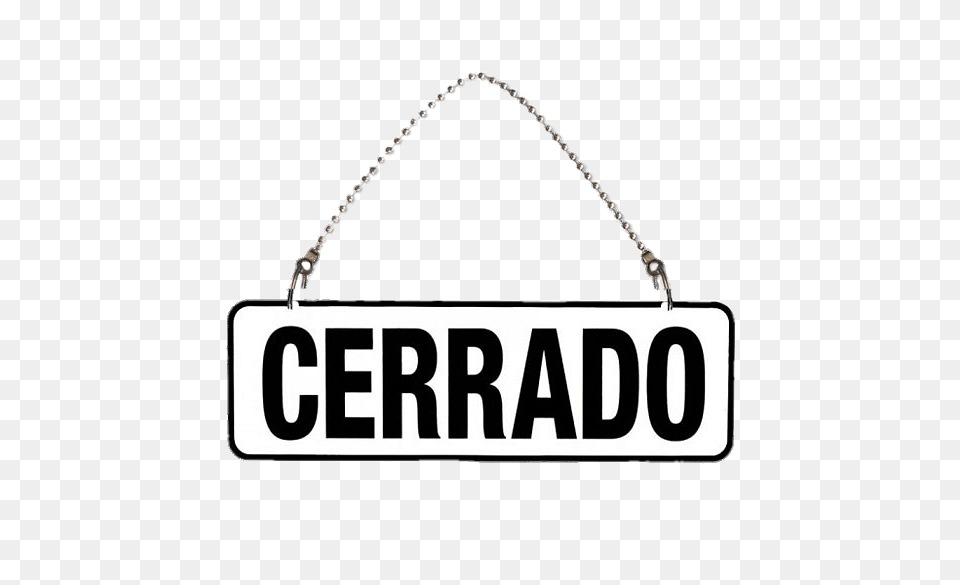 Sign Cerrado, Accessories, Bag, Handbag, Jewelry Free Png