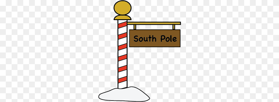 Sign Clipart North Pole, Fence, Barricade Free Png Download