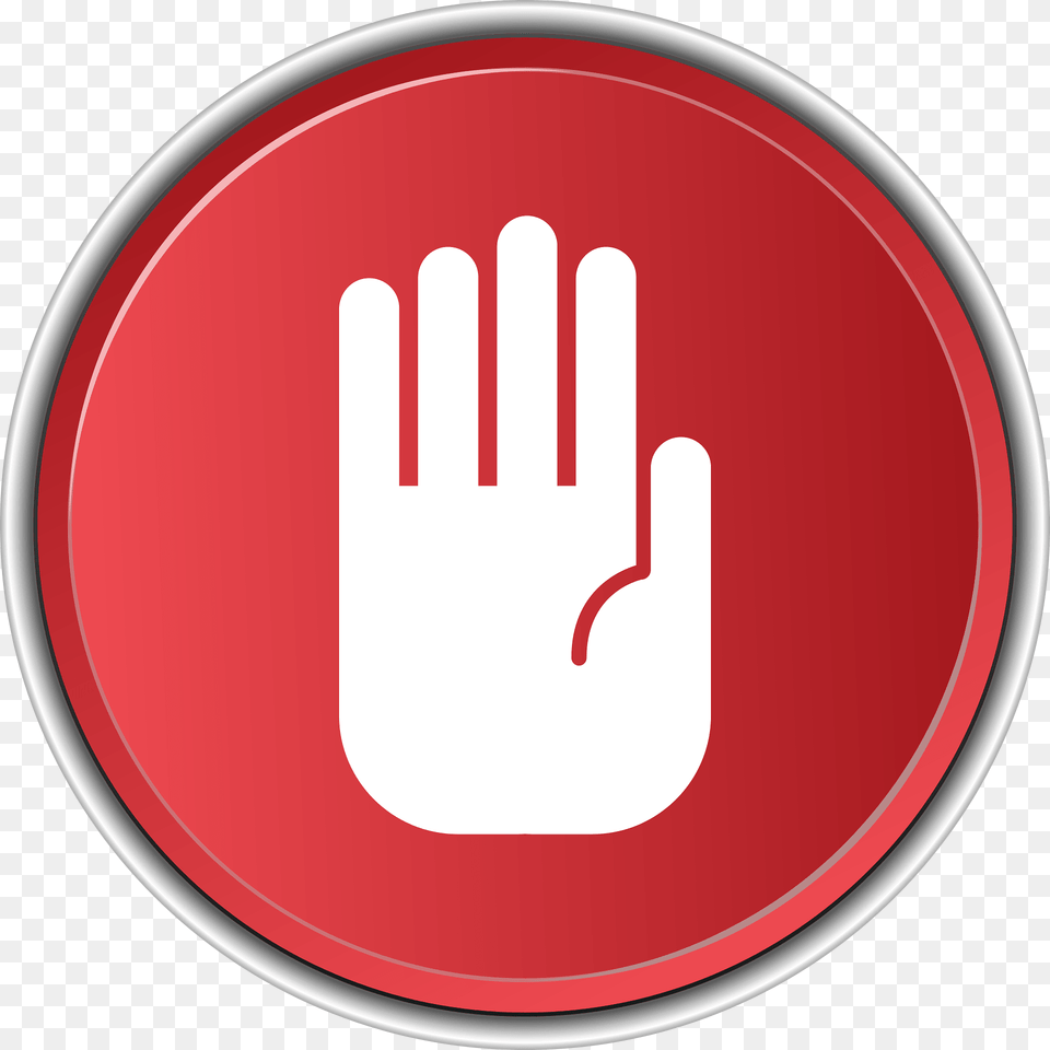 Sign Hand Clipart, Symbol, Road Sign, Disk, Stopsign Free Png Download