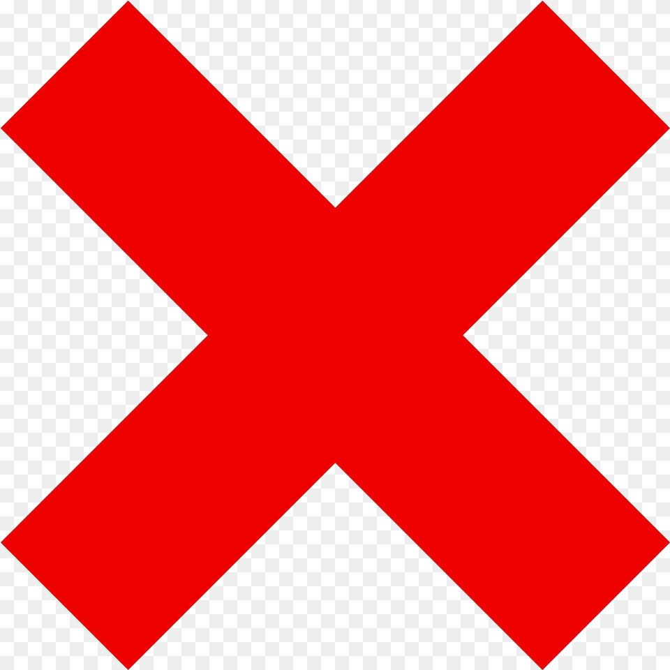 Sign Icon Mark Symbol Cross Marks X Marks The Spot Clipart, Logo, First Aid, Flag, Red Cross Free Png
