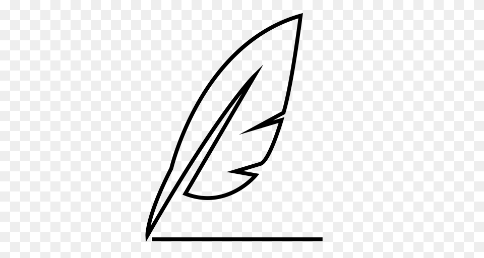 Sign In Feather Pen Icon With And Vector Format For, Gray Png Image