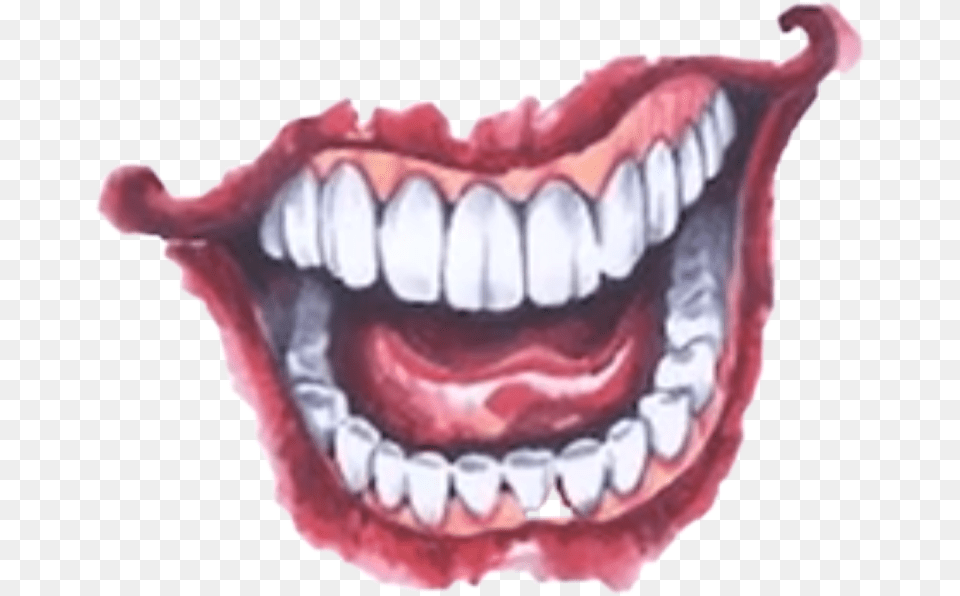 Sign In To Save It To Your Collection Joker Hand Smile Tattoo, Body Part, Mouth, Person, Teeth Free Png