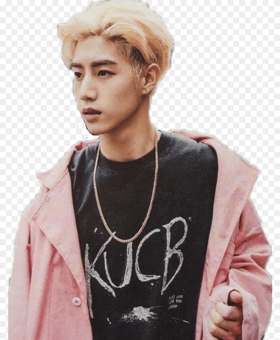 Sign In To Save It To Your Collection Mark Tuan Tumblr Aesthetic, Blonde, Person, Hair, Accessories Png Image