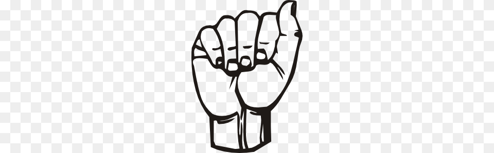 Sign Language A Clip Art, Body Part, Hand, Person, Fist Png