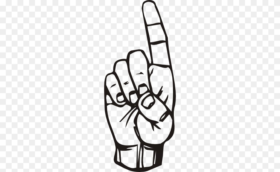 Sign Language D Finger Pointing Clip Art, Body Part, Hand, Person, Fist Free Transparent Png
