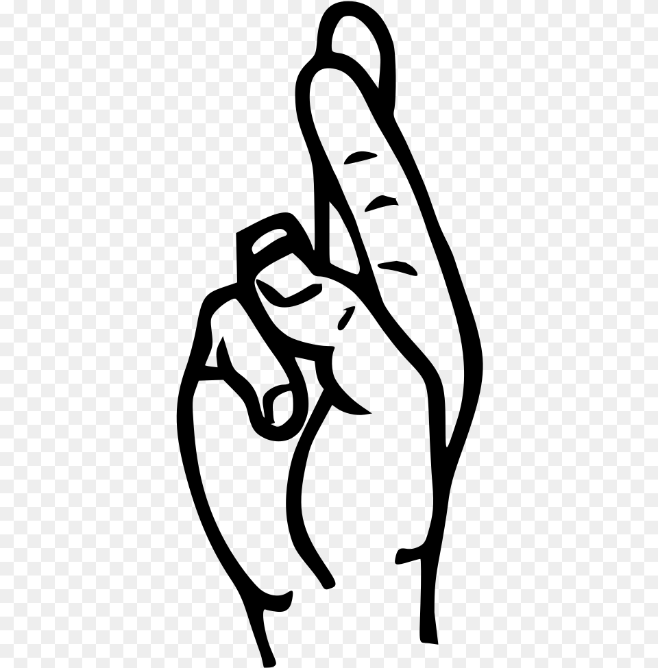 Sign Language R Question Hand Signal, Gray Png