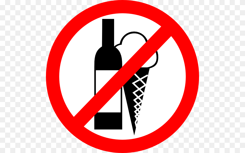 Sign No Drinks No Ice Cream Clip Arts For Web, Symbol, Dynamite, Weapon, Bottle Free Png