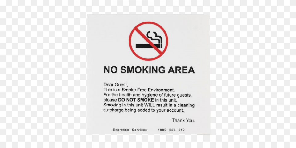 Sign No Smoking Will Charge Wall, Symbol, Advertisement, Poster, Business Card Free Png Download