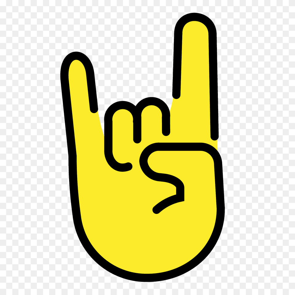 Sign Of The Horns Emoji Clipart, Clothing, Glove, Logo, Cutlery Png