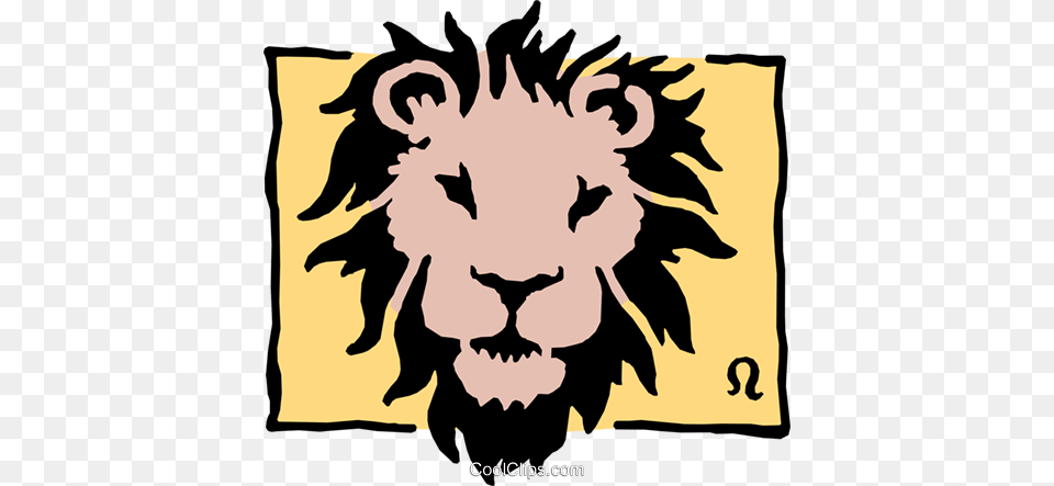 Sign Of The Zodiac, Animal, Stencil, Mammal, Lion Free Png Download