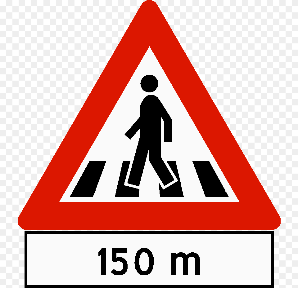 Sign Pole De Transito Paso Cebra, Symbol, Road Sign, Adult, Male Png Image
