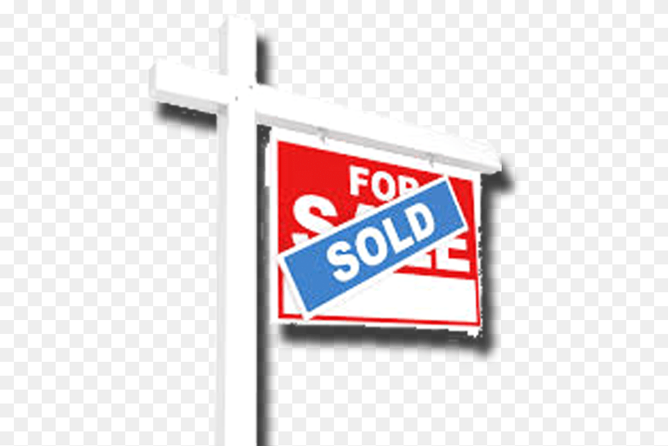 Sign Post Clipart Clip Art House Sold Sign, Symbol, Bus Stop, Outdoors, Text Png Image