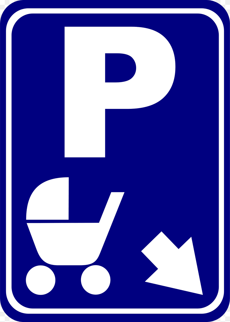 Sign Quotparking For Perambulatorsquot Clipart, Symbol, Text, Road Sign, Number Png Image