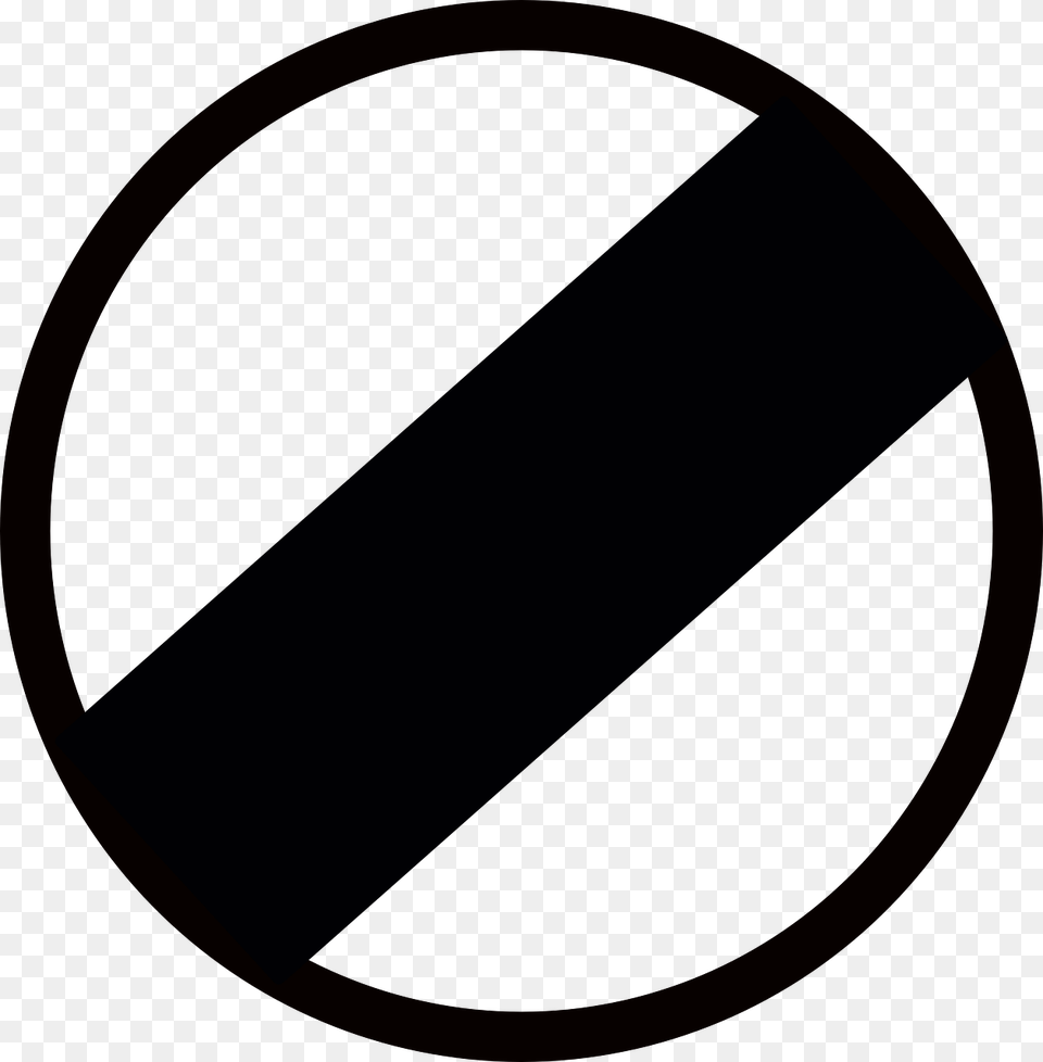 Sign Road Sign Roadsign Forbidden Black White Road Sign Black White Free Transparent Png