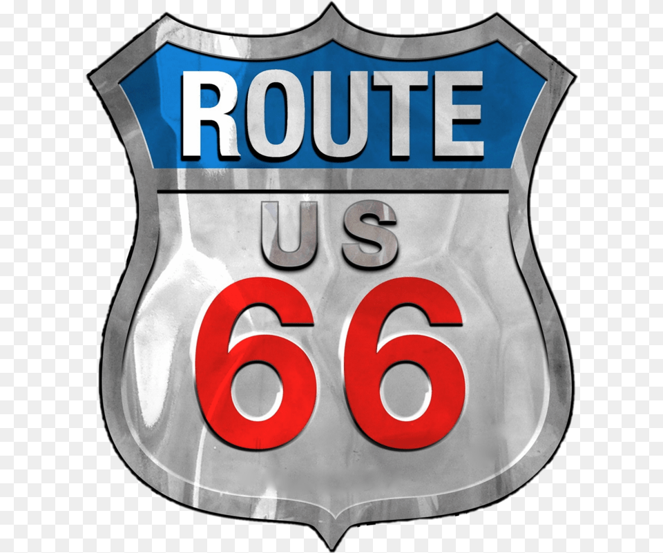 Sign Route 66 Cars Disney, Symbol, Logo, Text Free Png Download