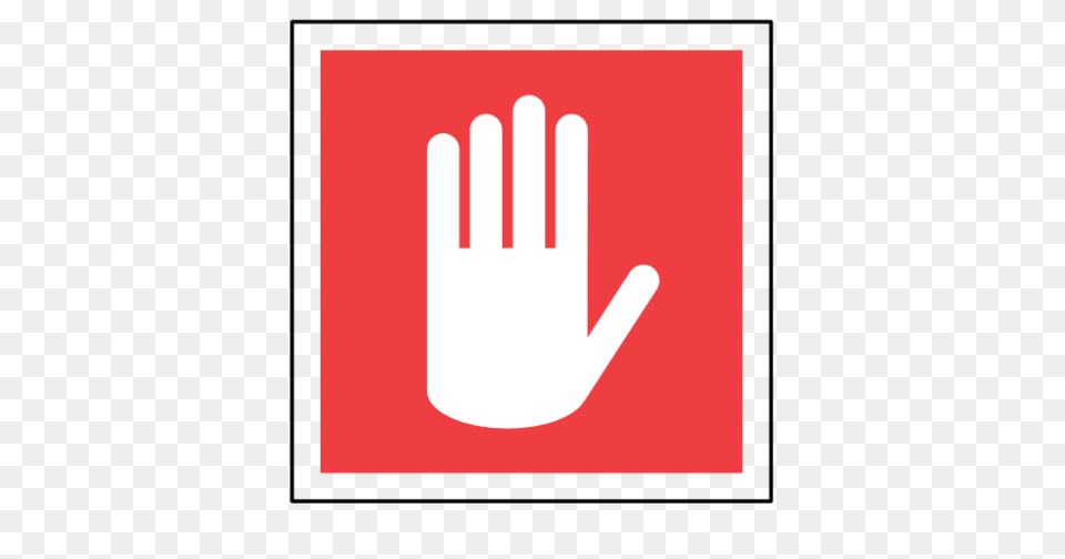Sign Stop, Clothing, Cutlery, Fork, Glove Png Image