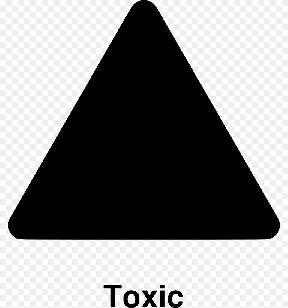 Sign Triangle, Gray Free Transparent Png