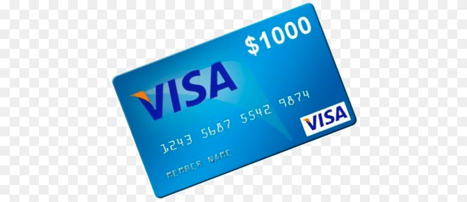 Sign Up And You Could Win A 1000 Visa Gift Card, Text, Credit Card, Business Card, Paper Png Image