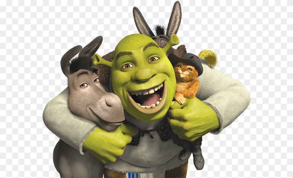 Sign Up For Donkey Mail Shrek Oops Shrek And Donkey, Clothing, Glove, Person, Baby Png Image