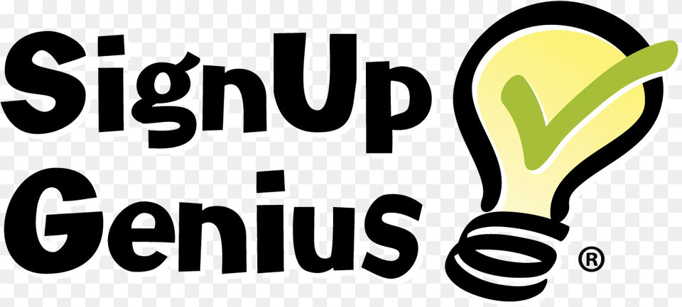 Sign Up Genius, Light, Text Free Transparent Png