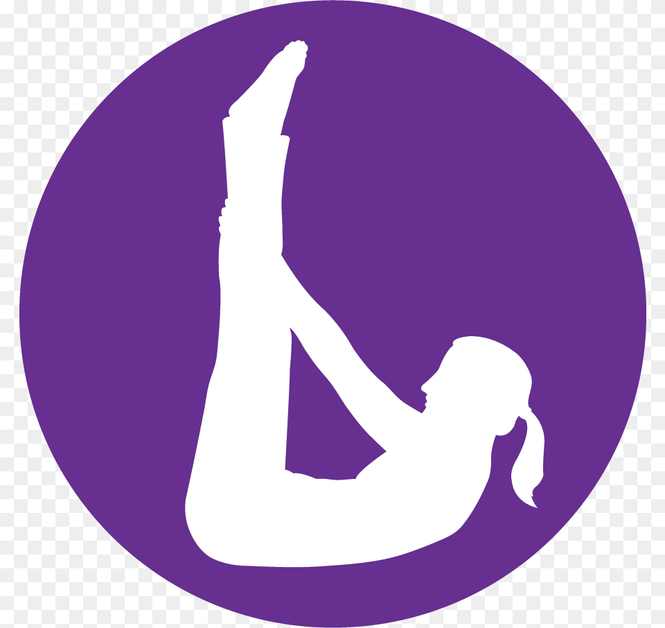 Sign Up Now Fitness Icon Purple, Person, Stretch, Pilates, Sport Free Png
