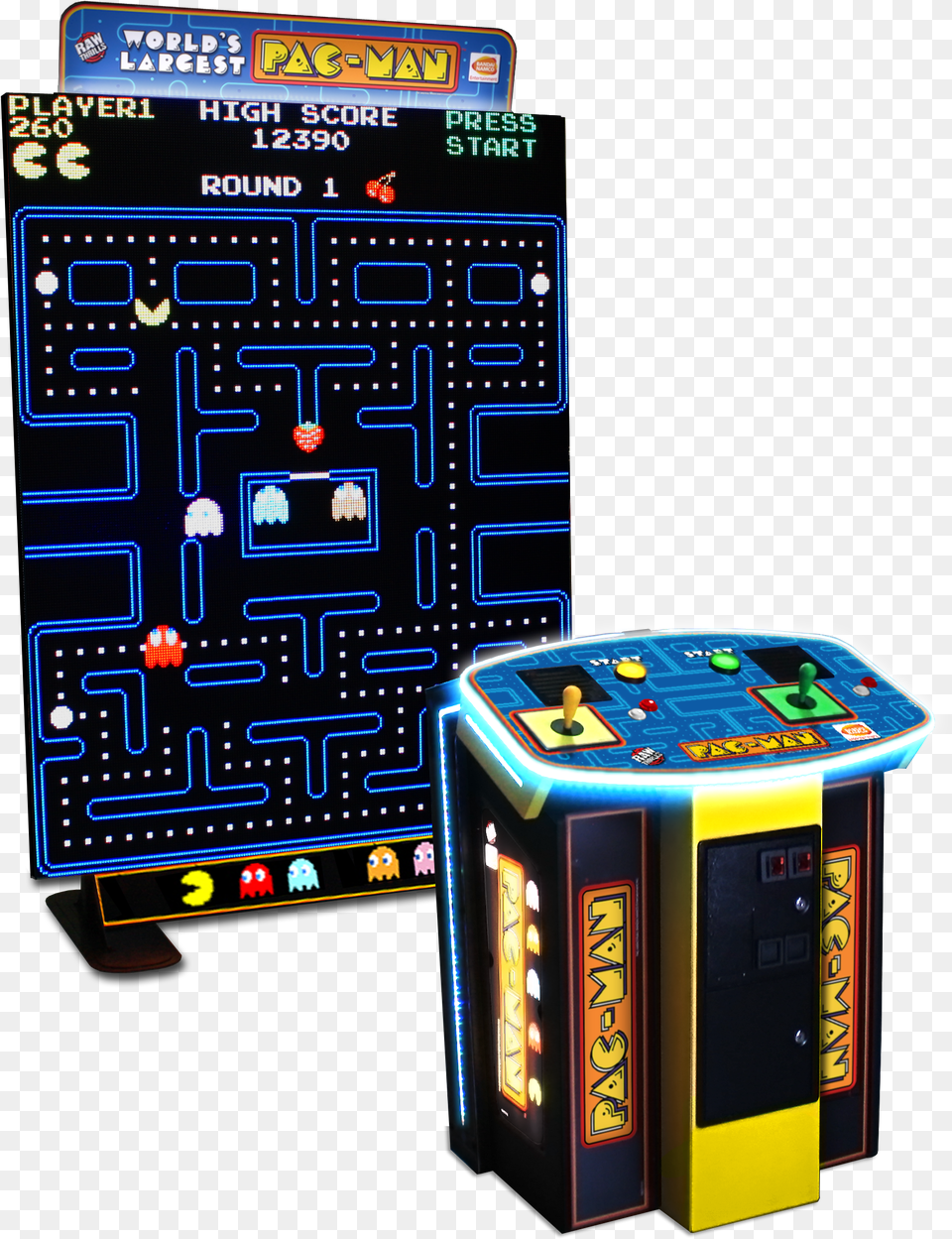 Sign Up To Join The Conversation World39s Largest Pac Man Arcade, Scoreboard Png