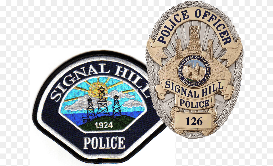 Signal Hill Ca Police Dept, Badge, Logo, Symbol, Can Free Png