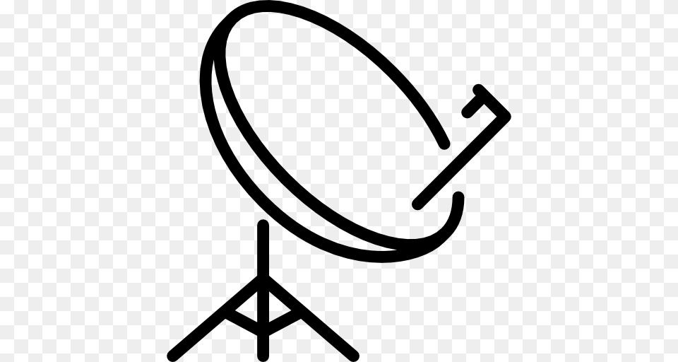 Signal Parabolic Satellite Dish Radio Antenna Wireless, Gray Png