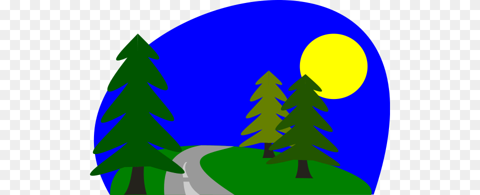 Signal Take Straight Road Clipart For Web, Plant, Tree, Fir, Animal Free Png Download