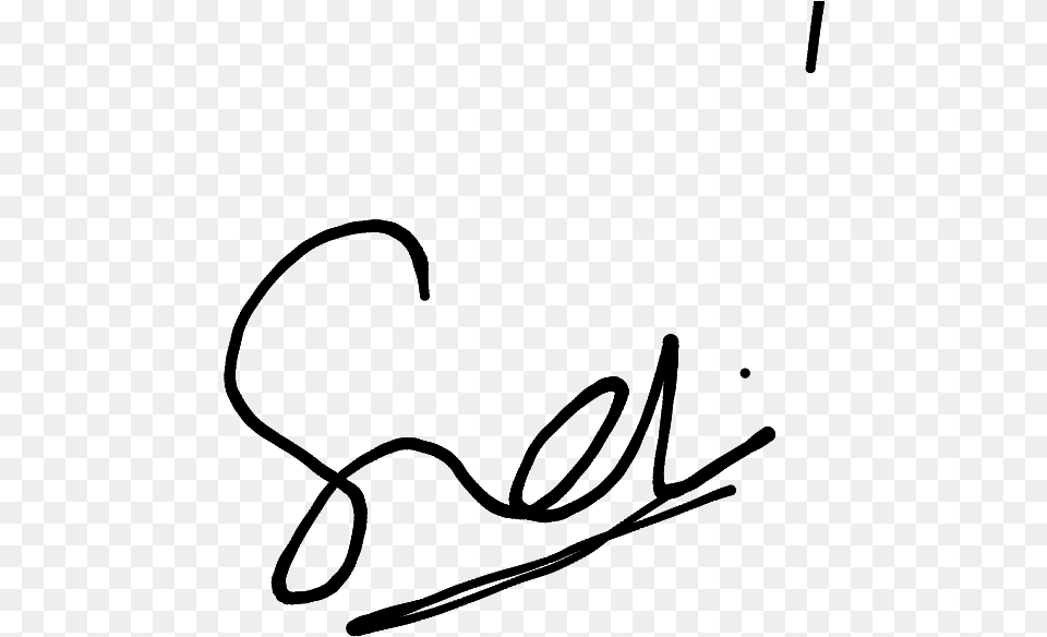 Signature 106 Line Art, Gray Png Image