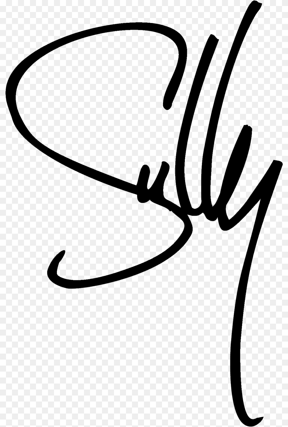 Signature, Gray Free Png