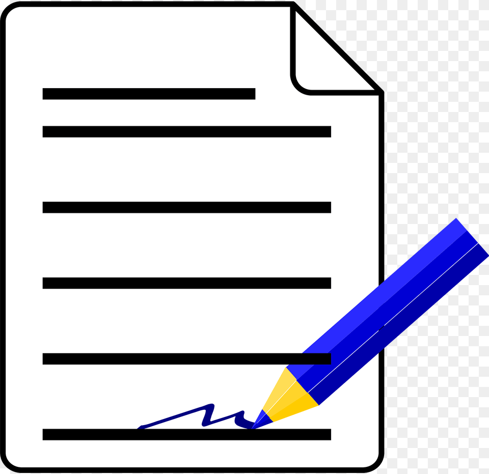Signature Clipart, Pencil, Text, Mailbox Free Transparent Png