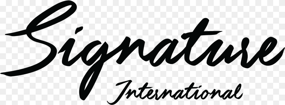 Signature International Calligraphy, Handwriting, Text Free Png Download