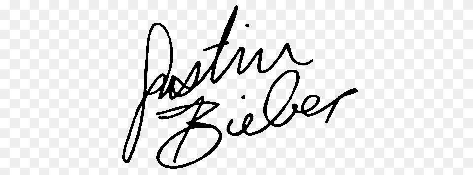 Signature Justinbieber, Handwriting, Text, Person Free Png Download