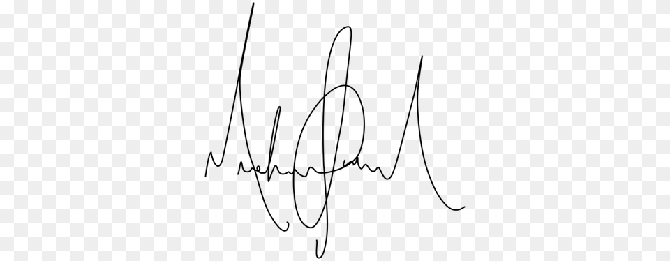 Signature Of Late Singer Michael Jackson Michael Jackson Signature, Gray Free Png