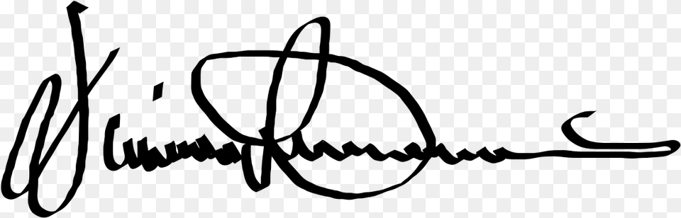 Signature Of President Duterte, Gray Png Image