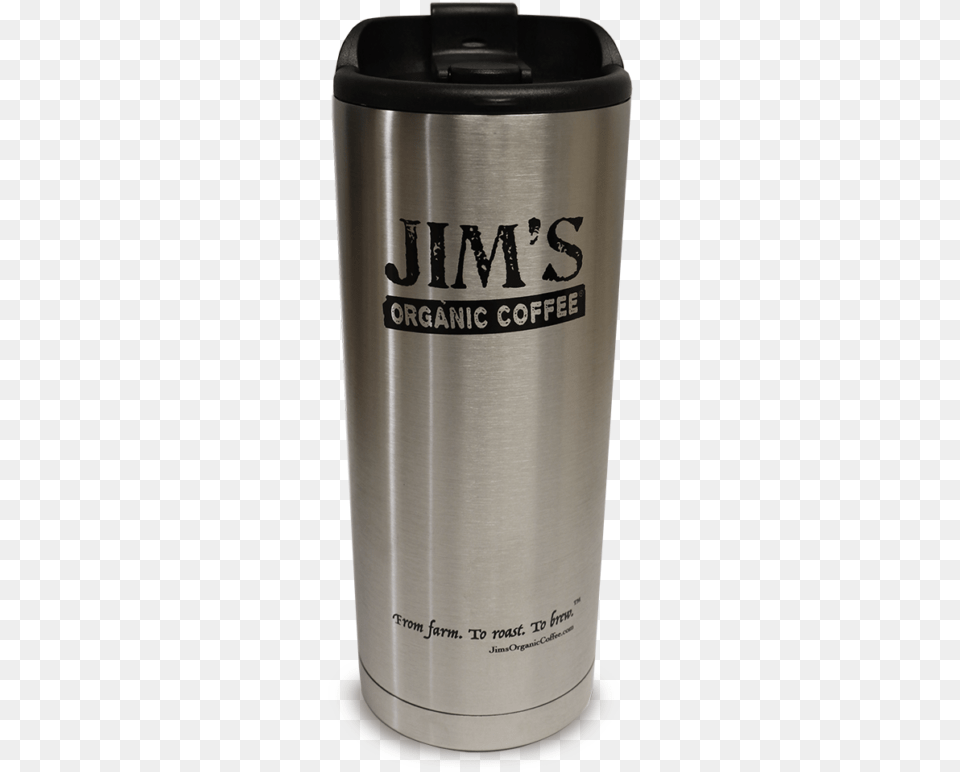 Signature Stainless Tumbler Jim39s Organic Coffee Whole Bean Coffee French Roast, Bottle, Shaker, Steel, Barrel Free Png Download