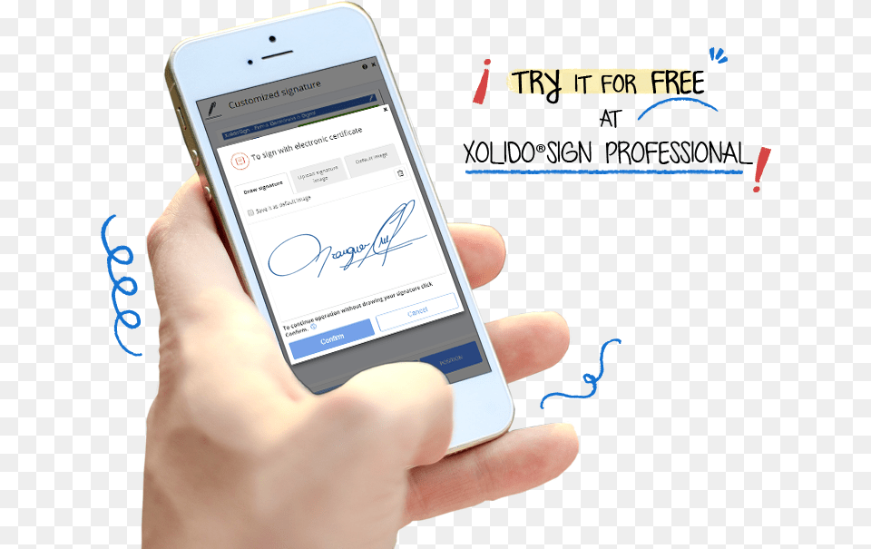 Signature With Electronic Certificate Biometric Signature Iphone, Electronics, Mobile Phone, Phone, Text Free Transparent Png