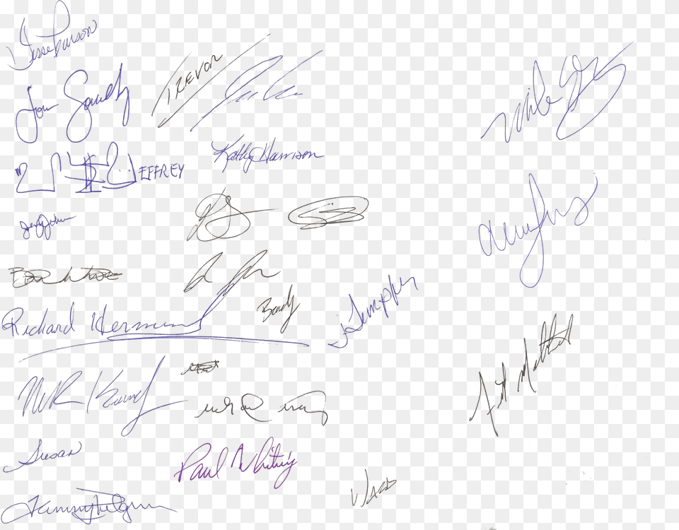 Signatures Signatures, Blackboard, Text, Handwriting Free Transparent Png