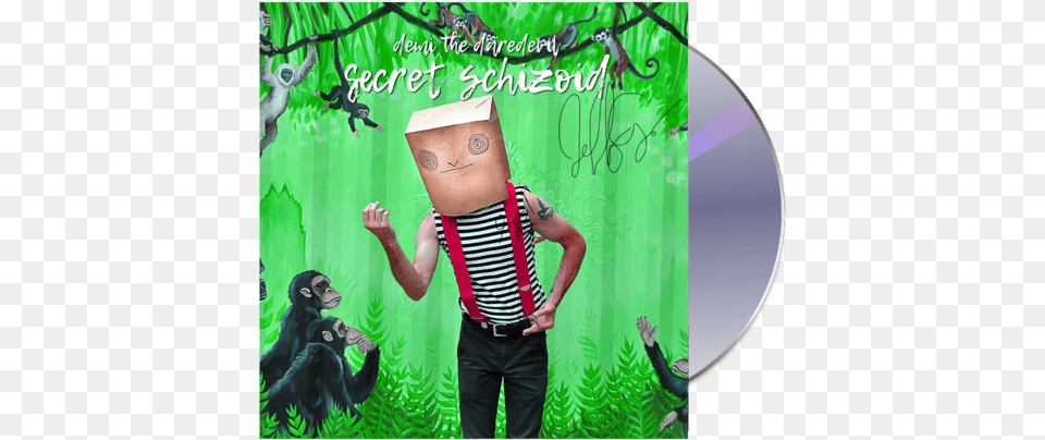 Signed Secret Schizoid Cd Secret Schizoid, Adult, Male, Man, Person Free Png