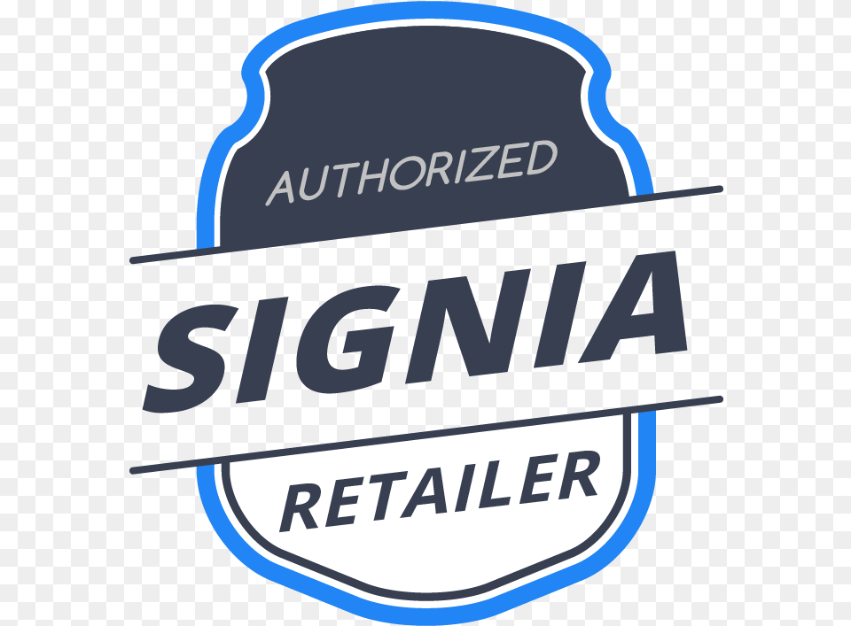 Signia Authorized Retailer Label, Symbol, Logo, Badge, Factory Free Png