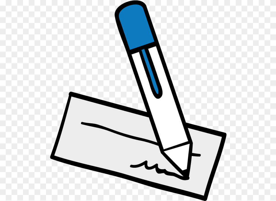 Signing Check Free Png