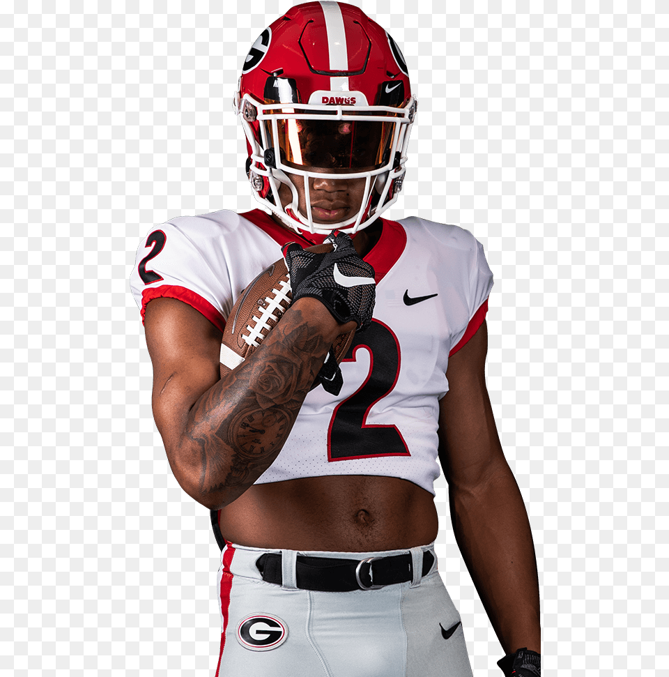 Signing Day 2020 Georgia Football Player, Helmet, Sport, American Football, Playing American Football Png