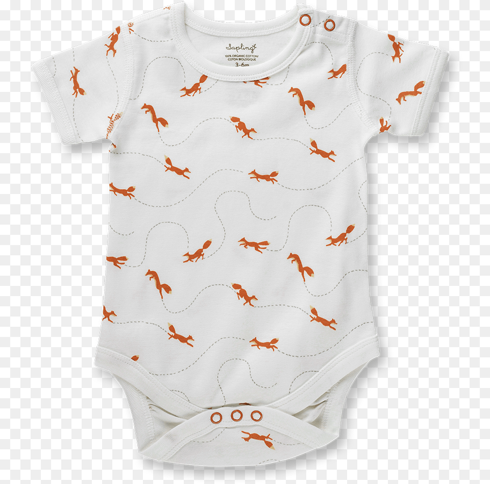 Signore Fox Short Sleeve Bodysuit Kristin Cavallari Baby Clothes, Clothing, T-shirt, Blouse, Applique Free Png