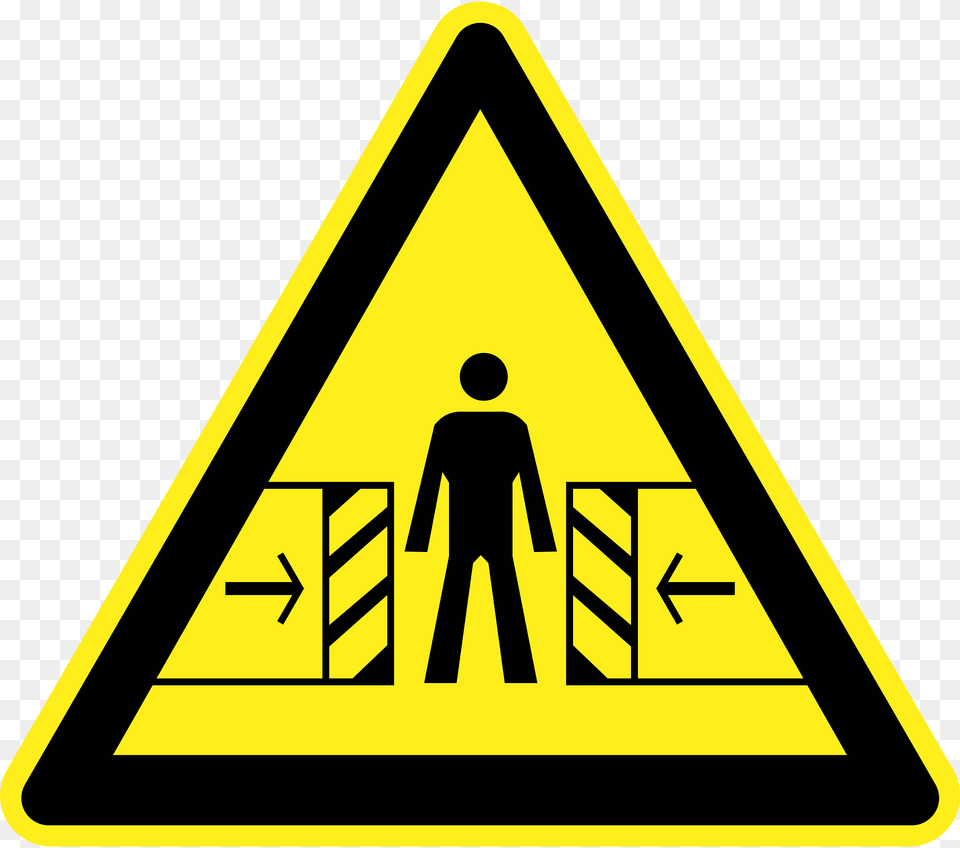 Signs Hazard Warning Clipart, Sign, Symbol, Adult, Male Free Transparent Png