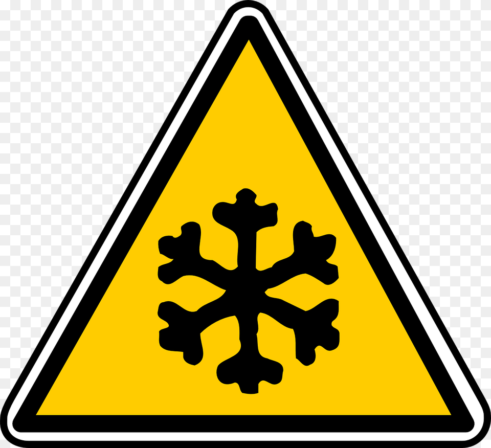 Signs Ice Snow Photo Toxic Waste Sign, Symbol, Outdoors, Nature, Road Sign Free Png