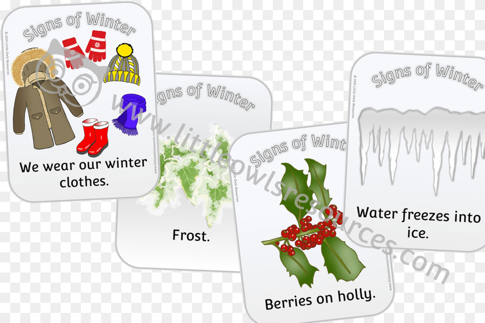 Signs Of Winter Cardsposters, Text, Clothing, Footwear, Shoe Png Image
