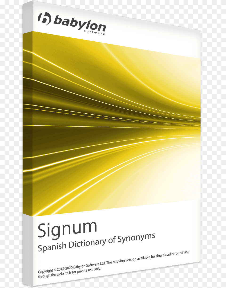 Signum Spanish Dictionary Of Synonyms Horizontal, Advertisement, Poster, Book, Publication Png Image